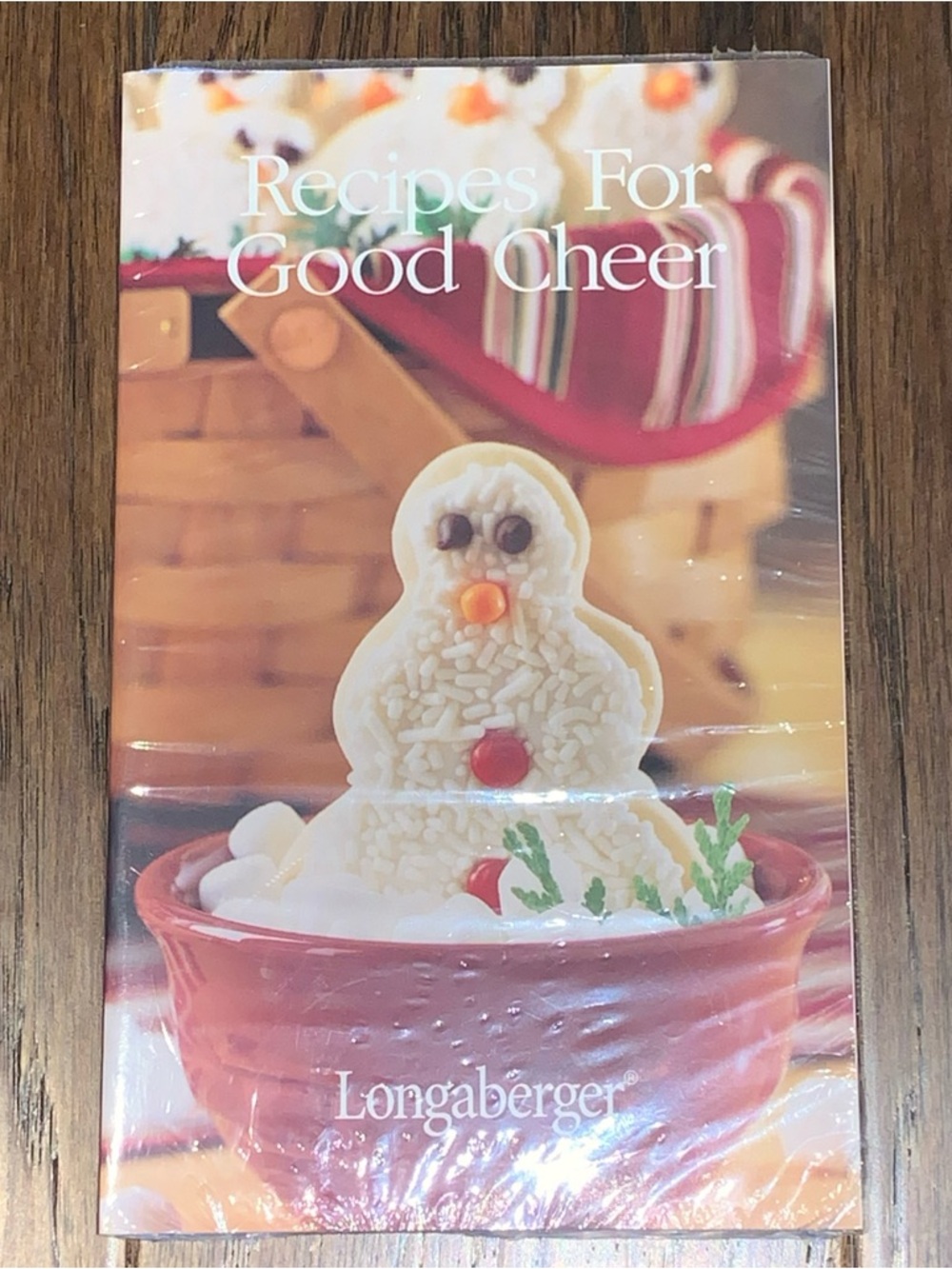 Longaberger RECIPES FOR GOOD CHEER Cookbook - Family Fun Recipes New in Plastic